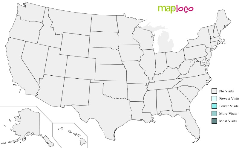 United-states Visitors for your Map - MapLoco!